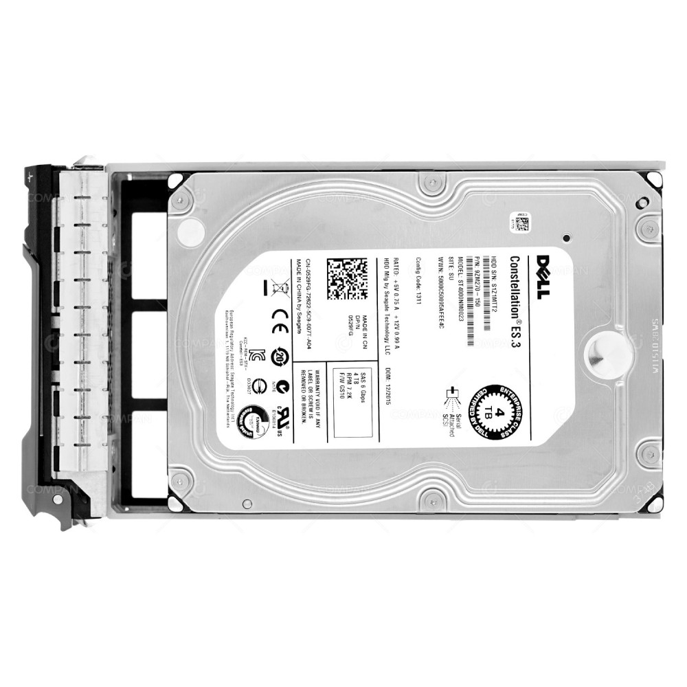 529FG DELL HDD 4TB 7.2K NL-SAS 6G 3.5" LFF HOT-SWAP